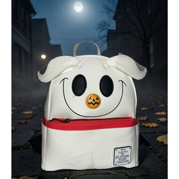 Loungefly Nightmare Before Christmas Zero Glow In The Dark Mini Backpack GITD main image 5